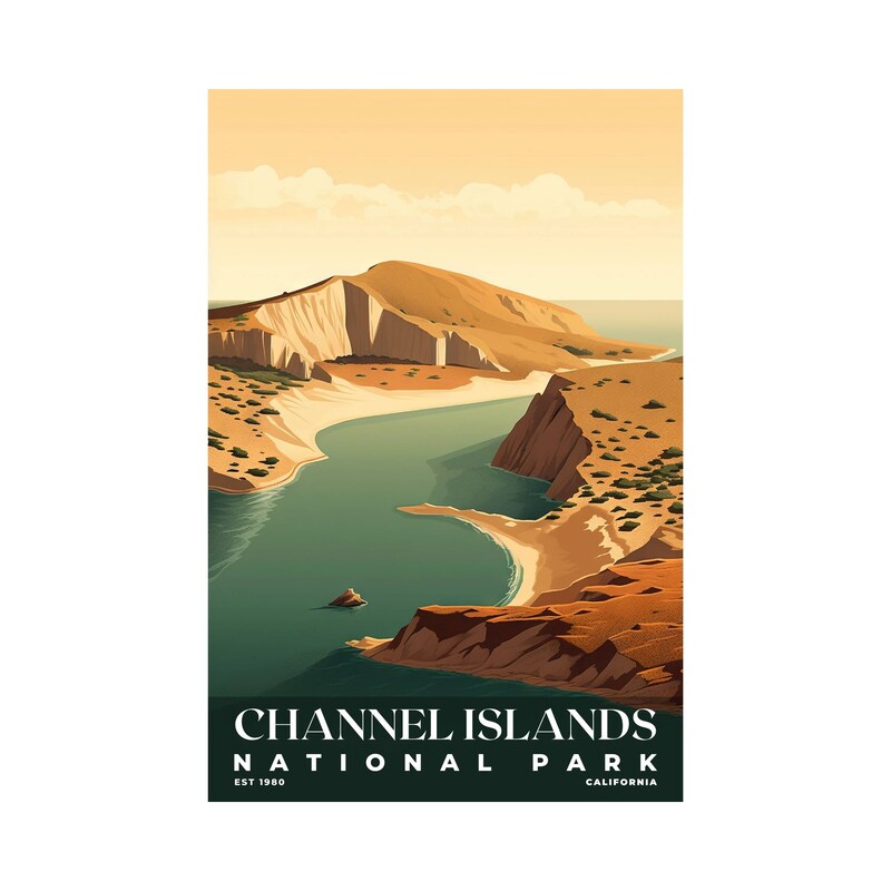 Channel Islands National Park Poster, Travel Art, Office Poster, Home Decor | S3